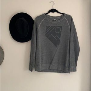 Nevada gray sweatshirt